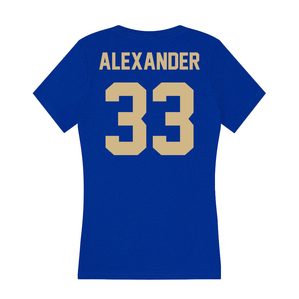 Tulsa - NCAA Football : William Alexander - Women's V-Neck T-Shirt-1