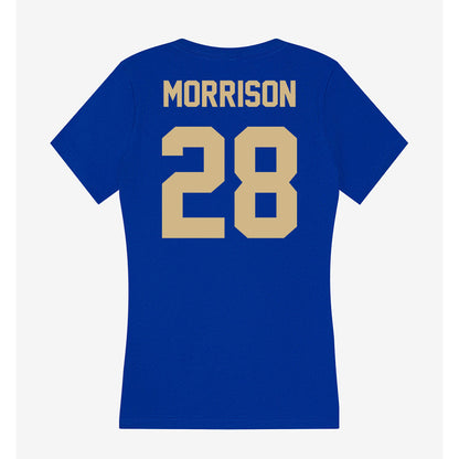 Tulsa - NCAA Football : Sevion Morrison - Women's V-Neck T-Shirt-1