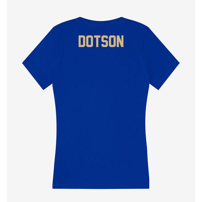 Tulsa - NCAA Football : Davis Dotson - Women's V-Neck T-Shirt-1