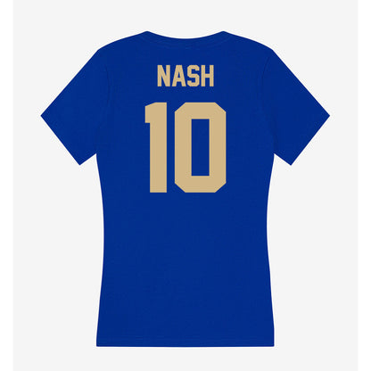 Tulsa - NCAA Football : Arias Nash - Women's V-Neck T-Shirt-1