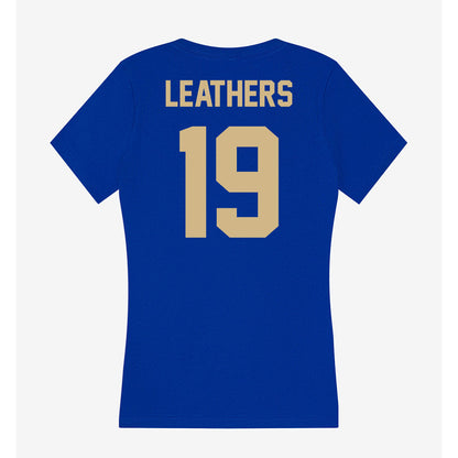 Tulsa - NCAA Football : Rylan Leathers - Women's V-Neck T-Shirt-1