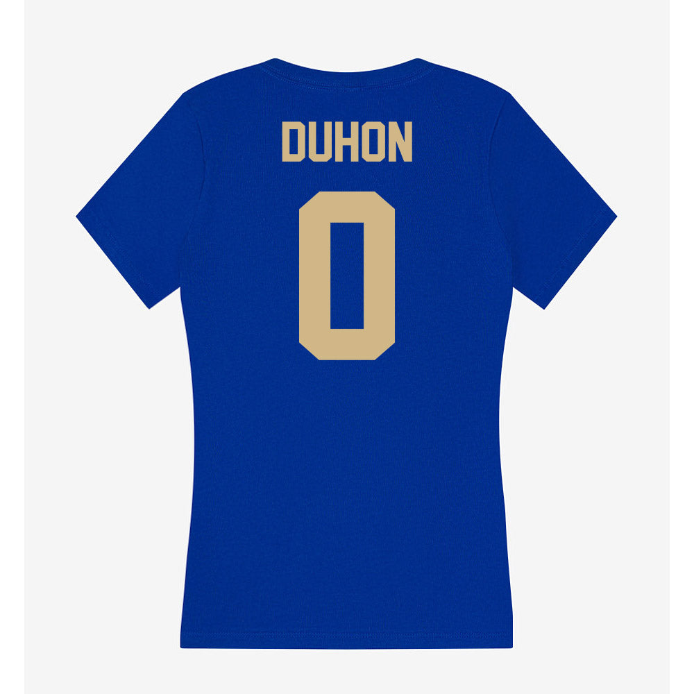 Tulsa - NCAA Football : Kyran Duhon - Women's V-Neck T-Shirt-1