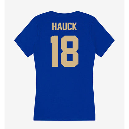 Tulsa - NCAA Football : Marlon Hauck - Women's V-Neck T-Shirt-1