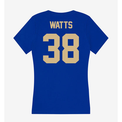 Tulsa - NCAA Football : Jack Watts - Women's V-Neck T-Shirt-1