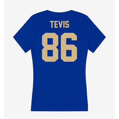 Tulsa - NCAA Football : Luke Tevis - Women's V-Neck T-Shirt-1