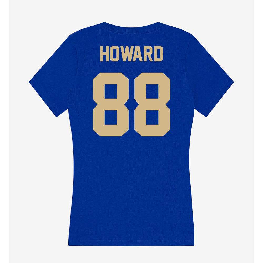 Tulsa - NCAA Football : Dailen Howard - Women's V-Neck T-Shirt-1