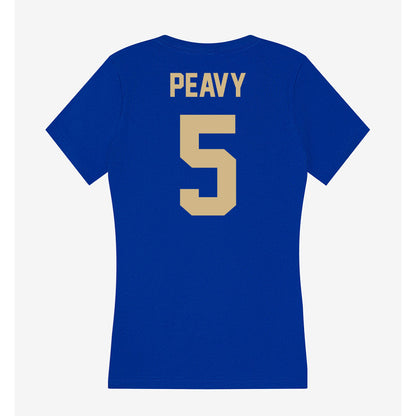Tulsa - NCAA Women's Basketball : Alisha Peavy - Women's V-Neck T-Shirt-1