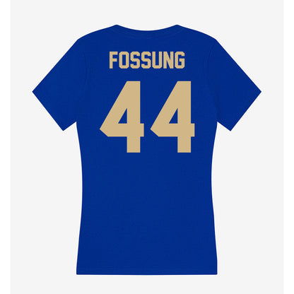 Tulsa - NCAA Football : Kadin Fossung - Women's V-Neck T-Shirt-1