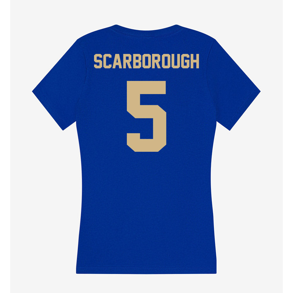 Tulsa - NCAA Softball : Aliya Scarborough - Women's V-Neck T-Shirt-1