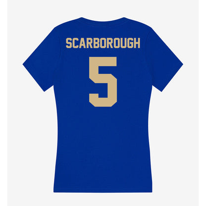 Tulsa - NCAA Softball : Aliya Scarborough - Women's V-Neck T-Shirt-1