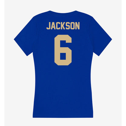 Tulsa - NCAA Women's Volleyball : Milee Jackson - Women's V-Neck T-Shirt-1