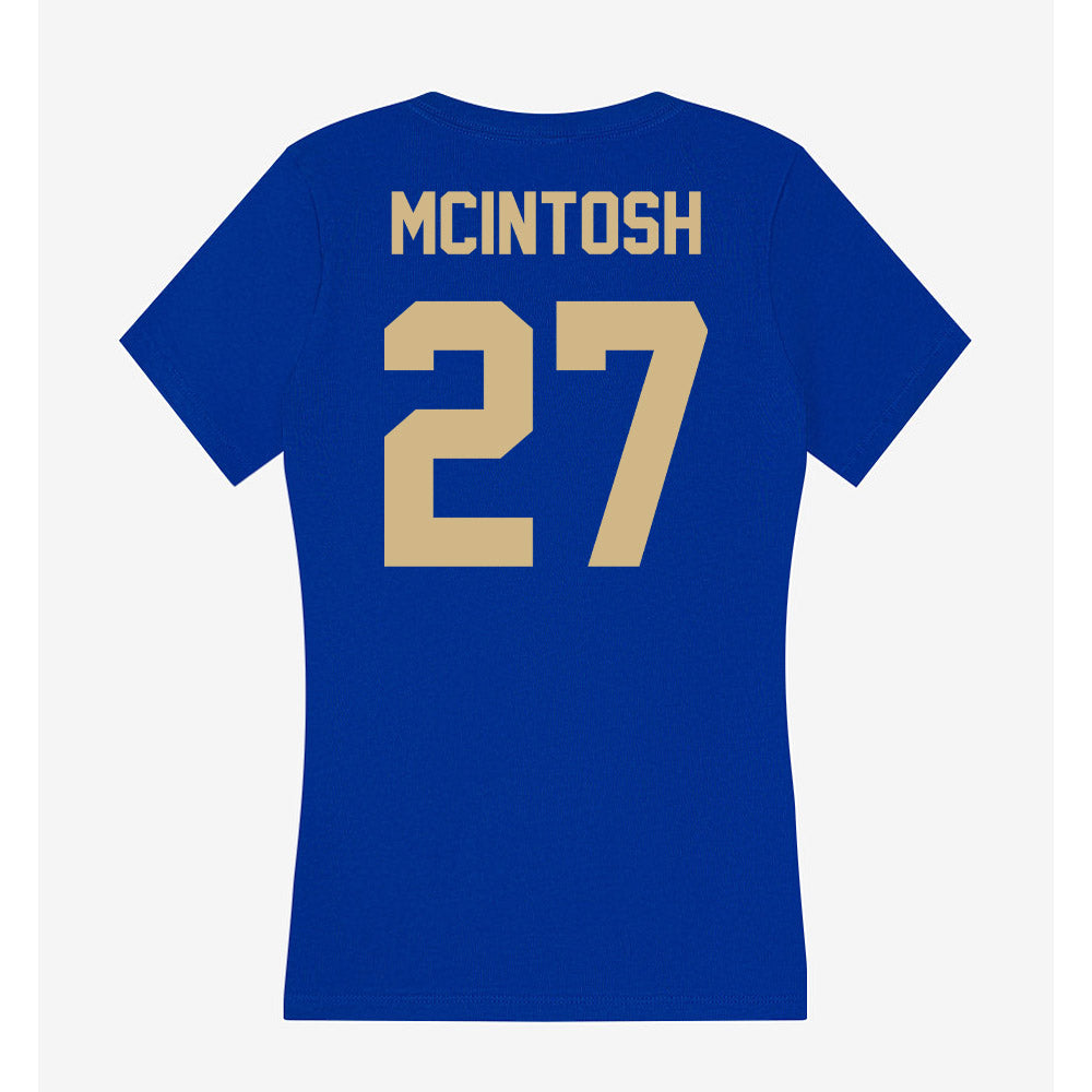 Tulsa - NCAA Men's Soccer : Ian McIntosh - Women's V-Neck T-Shirt-1
