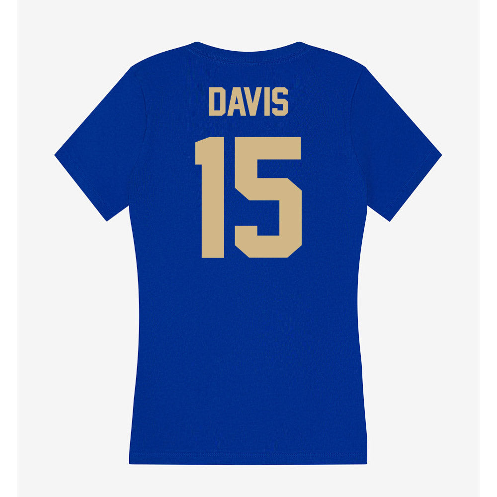 Tulsa - NCAA Football : Thomas Davis - Women's V-Neck T-Shirt-1
