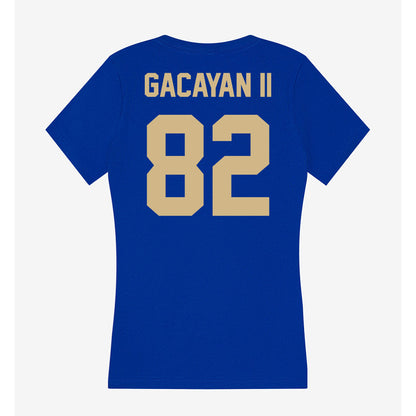 Tulsa - NCAA Football : Chris Gacayan II - Women's V-Neck T-Shirt-1