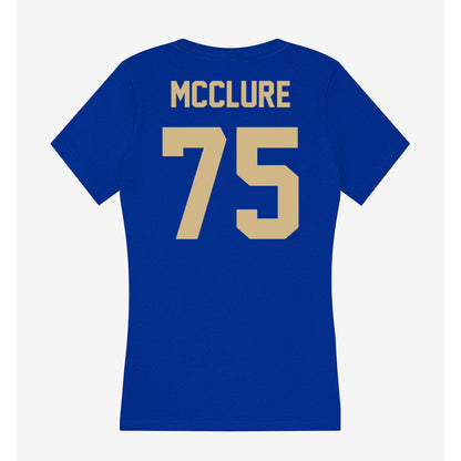 Tulsa - NCAA Football : Evan Mcclure - Women's V-Neck T-Shirt-1