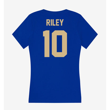 Tulsa - NCAA Men's Basketball : Tylen Riley - Women's V-Neck T-Shirt-1