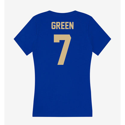 Tulsa - NCAA Football : Elijah Green - Women's V-Neck T-Shirt-1