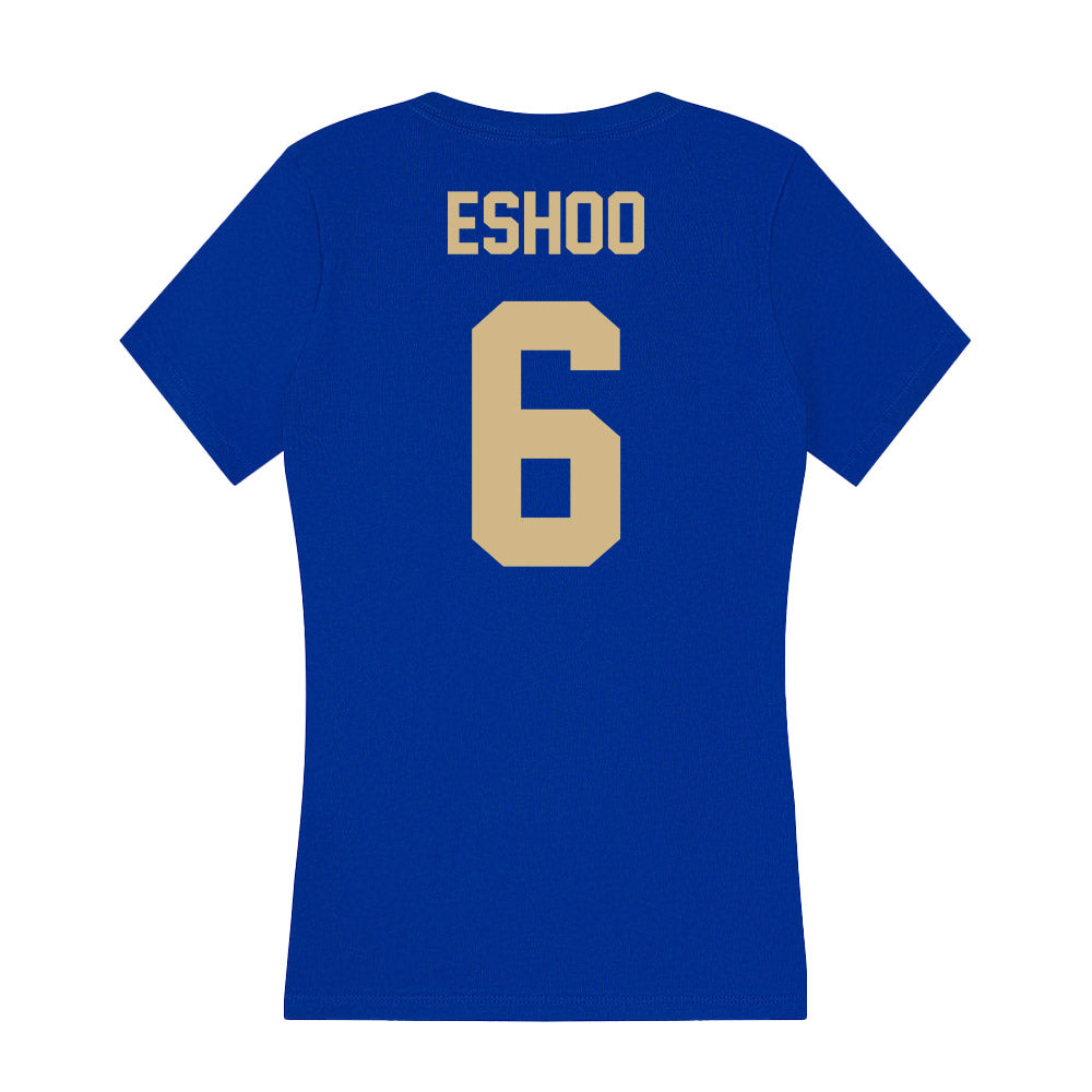 Tulsa - NCAA Women's Basketball : Brynn Eshoo - Women's V-Neck T-Shirt-1
