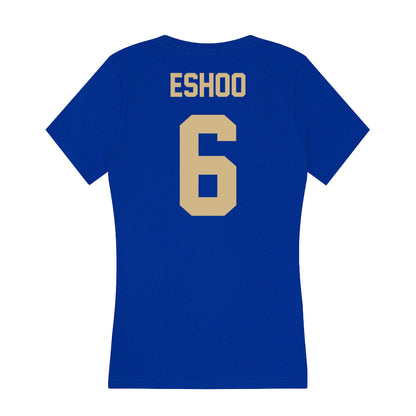 Tulsa - NCAA Women's Basketball : Brynn Eshoo - Women's V-Neck T-Shirt-1