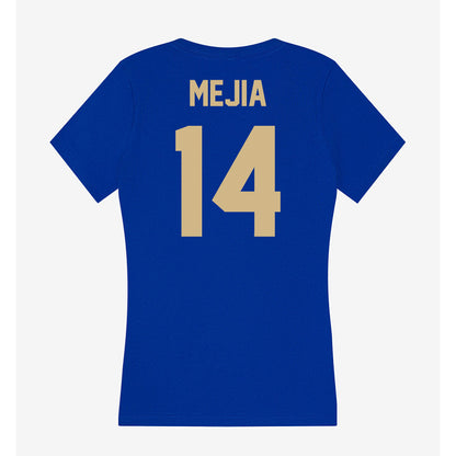 Tulsa - NCAA Men's Soccer : Jareth Mejia - Women's V-Neck T-Shirt-1