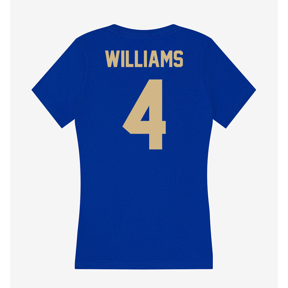 Tulsa - NCAA Football : Tyson Williams - Women's V-Neck T-Shirt-1