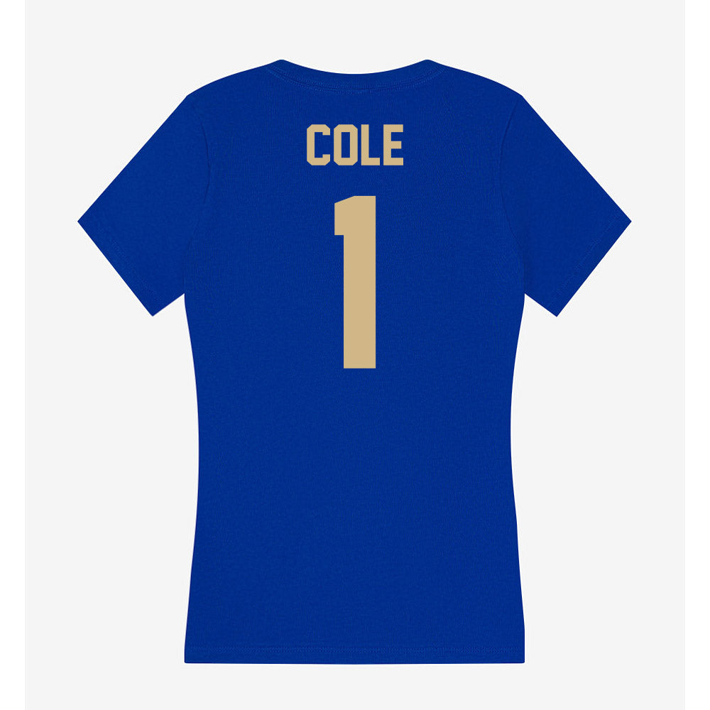 Tulsa - NCAA Softball : Maci Cole - Women's V-Neck T-Shirt-1