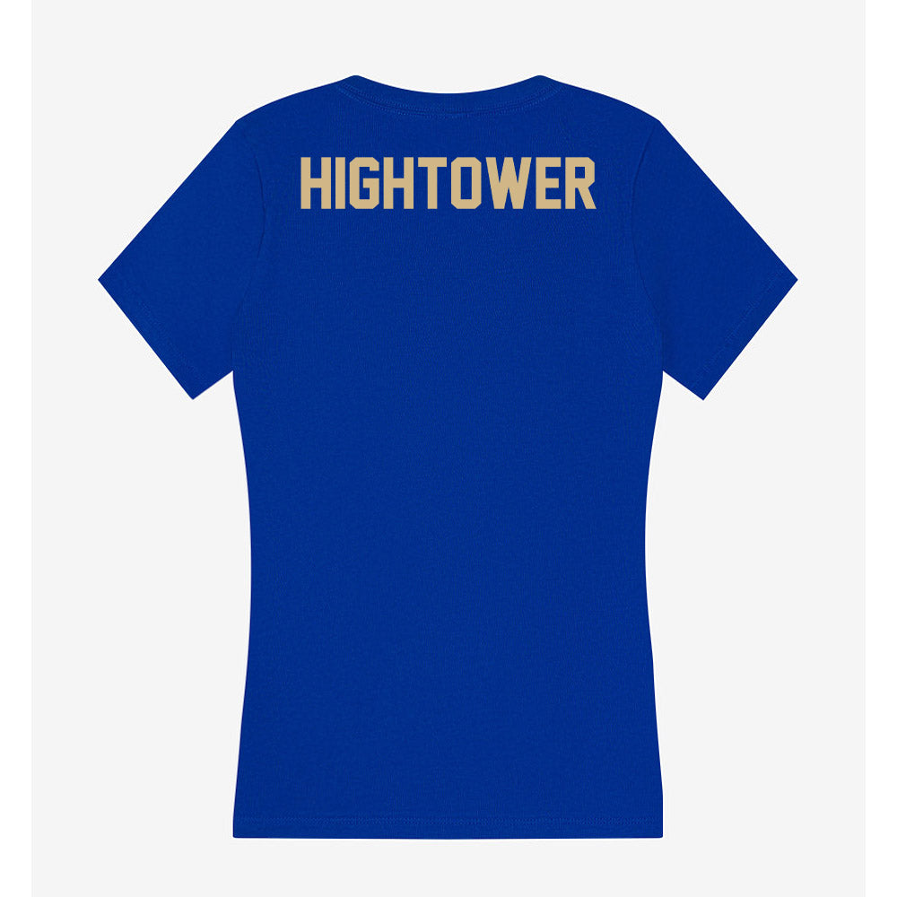 Tulsa - NCAA Football : Devin Hightower - Women's V-Neck T-Shirt-1