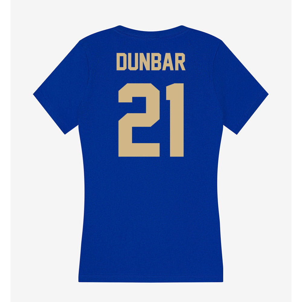 Tulsa - NCAA Football : Aquavious Dunbar - Women's V-Neck T-Shirt-1