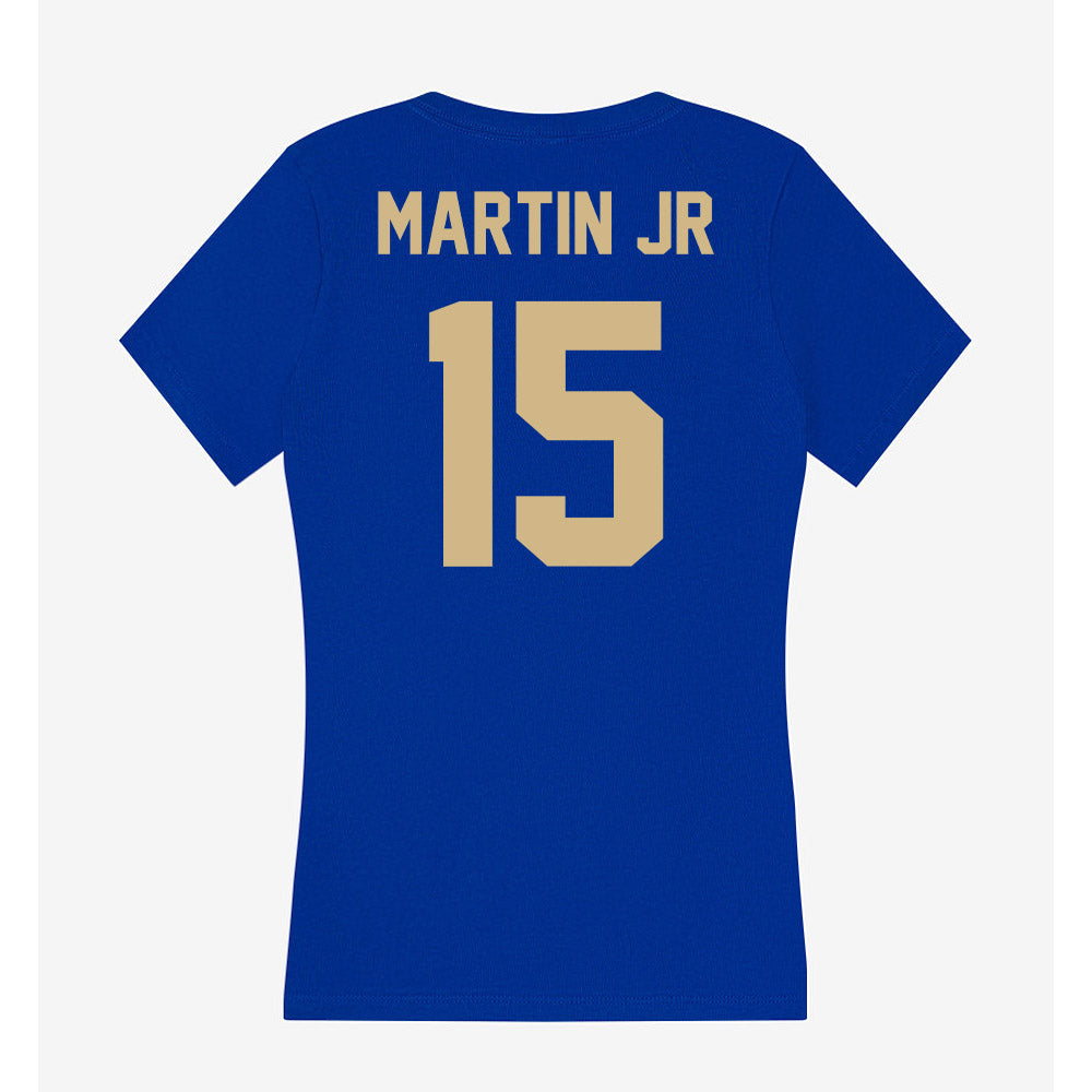 Tulsa - NCAA Men's Basketball : KJ Martin Jr - Women's V-Neck T-Shirt-1