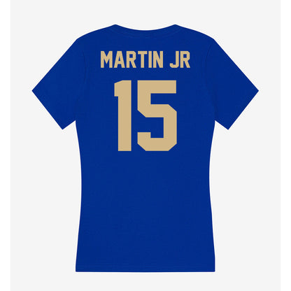 Tulsa - NCAA Men's Basketball : KJ Martin Jr - Women's V-Neck T-Shirt-1