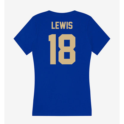 Tulsa - NCAA Football : Cj Lewis - Women's V-Neck T-Shirt-1