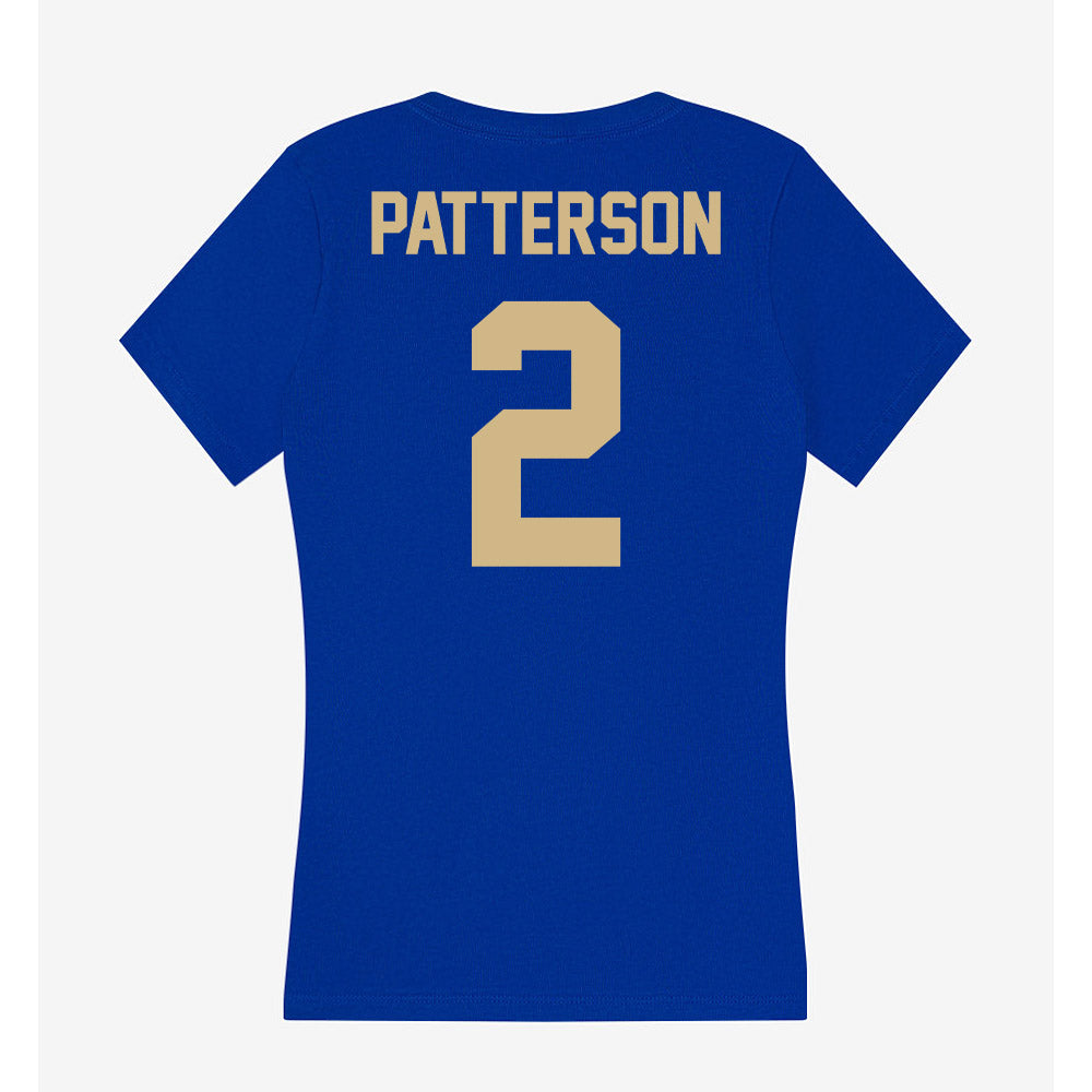 Tulsa - NCAA Women's Volleyball : Lauren Patterson - Women's V-Neck T-Shirt-1