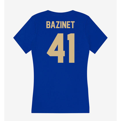 Tulsa - NCAA Football : Joel Bazinet - Women's V-Neck T-Shirt-1