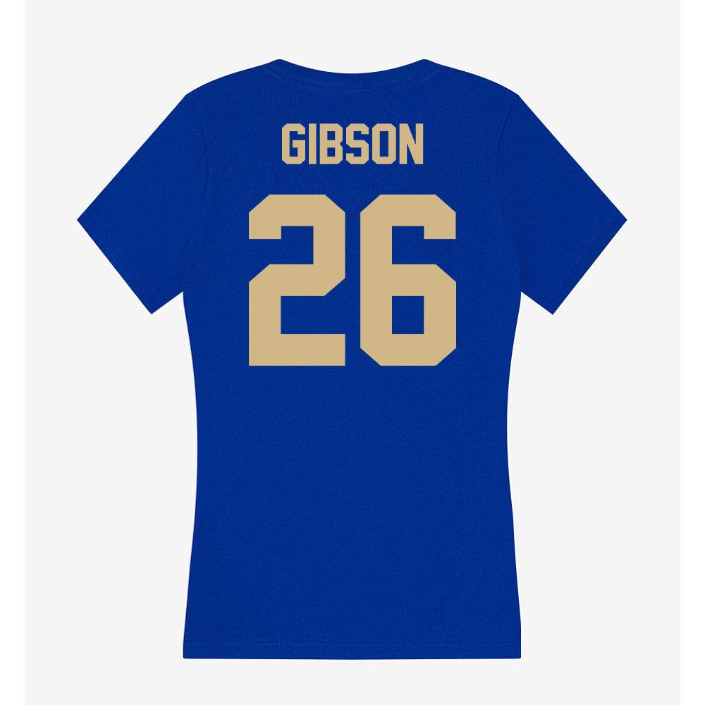 Tulsa - NCAA Football : Kainon Gibson - Women's V-Neck T-Shirt-1