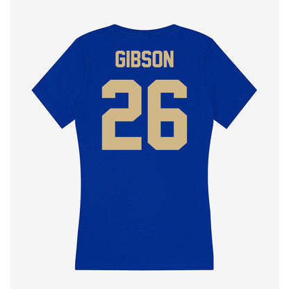 Tulsa - NCAA Football : Kainon Gibson - Women's V-Neck T-Shirt-1