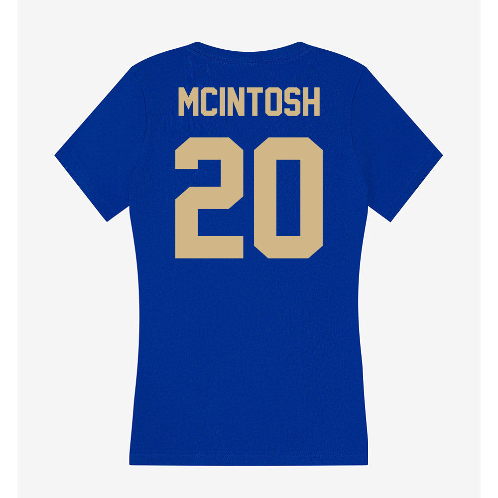 Tulsa - NCAA Football : RJ McIntosh - Women's V-Neck T-Shirt-1