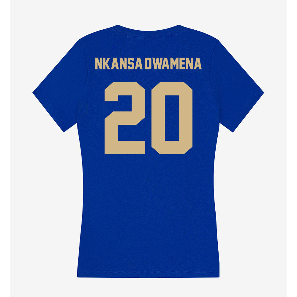 Tulsa - NCAA Men's Soccer : Nick Nkansa-Dwamena - Women's V-Neck T-Shirt-1
