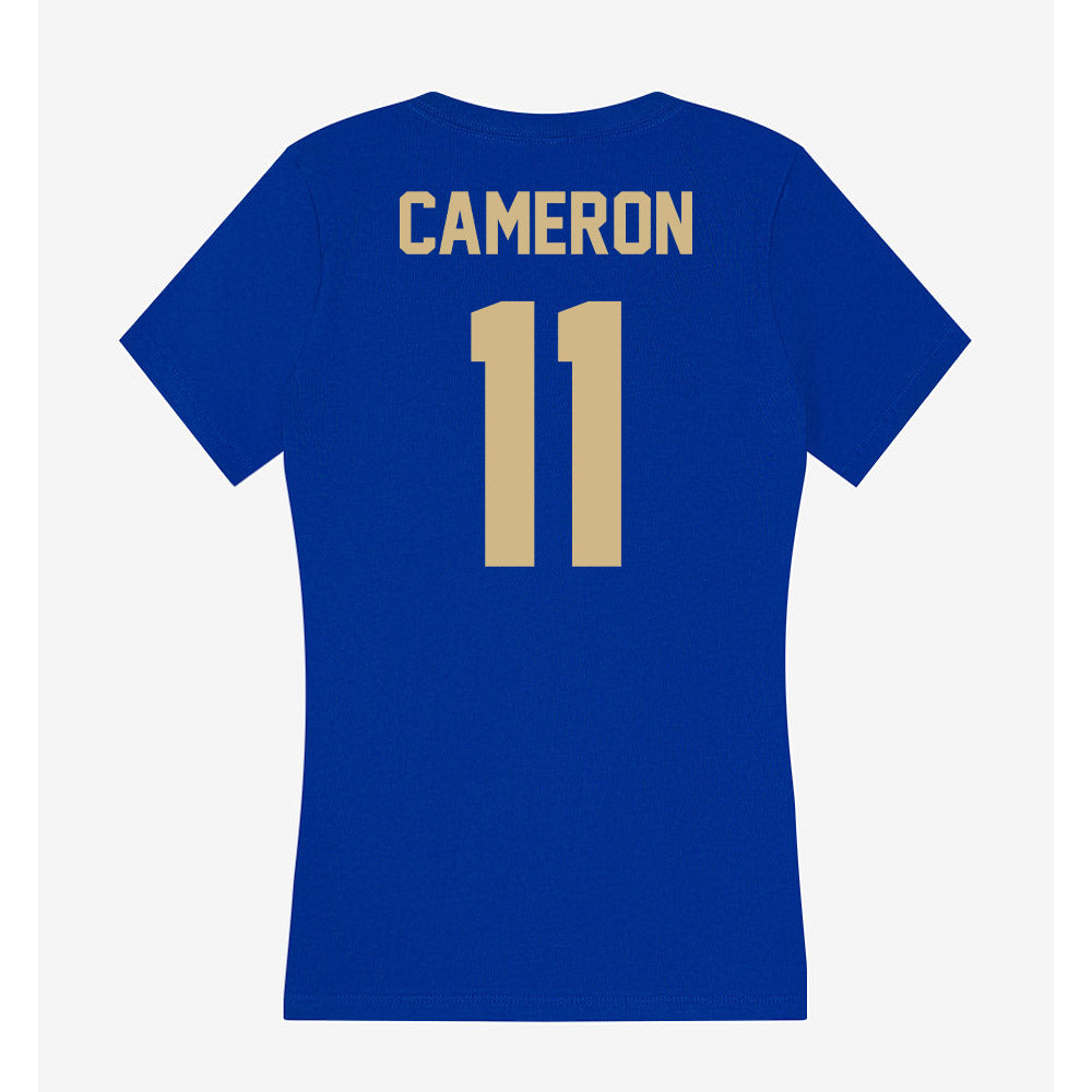Tulsa - NCAA Women's Basketball : Layla-j Cameron - Women's V-Neck T-Shirt-1