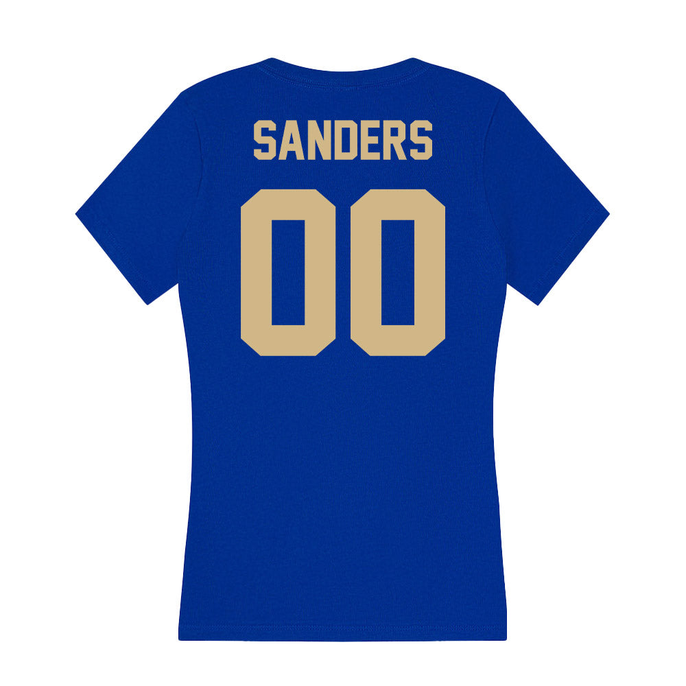 Tulsa - NCAA Women's Soccer : Tatum Sanders - Women's V-Neck T-Shirt-1