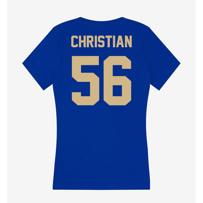 Tulsa - NCAA Football : Colten Christian - Women's V-Neck T-Shirt-1