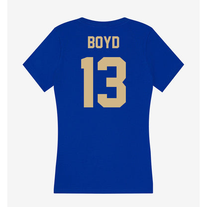 Tulsa - NCAA Women's Soccer : Presley Boyd - Women's V-Neck T-Shirt-1