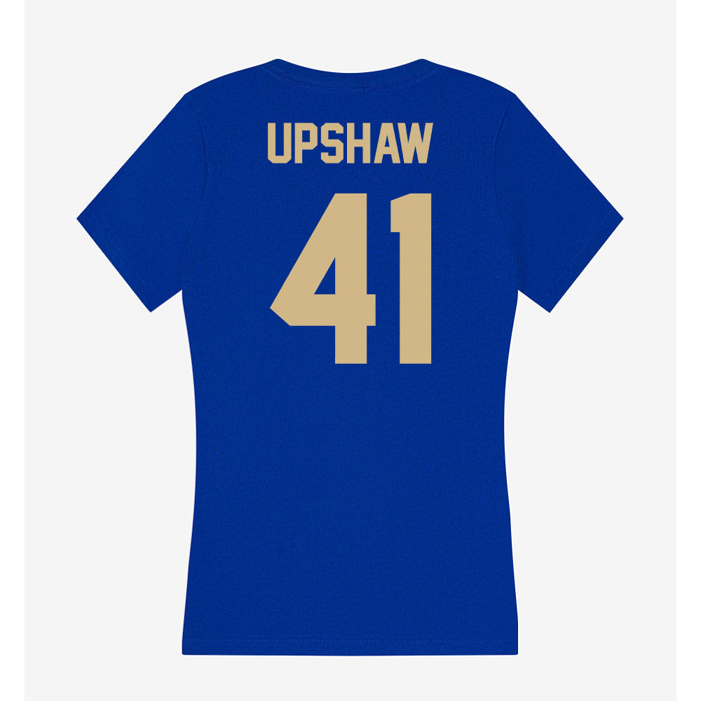 Tulsa - NCAA Football : Will Upshaw - Women's V-Neck T-Shirt-1