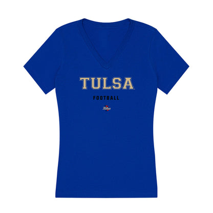 Tulsa - NCAA Football : Davis Dotson - Women's V-Neck T-Shirt-0