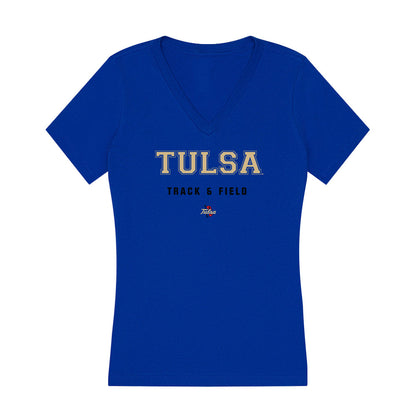 Tulsa - NCAA Women's Track & Field : Scout Snodgrass - Women's V-Neck T-Shirt-0