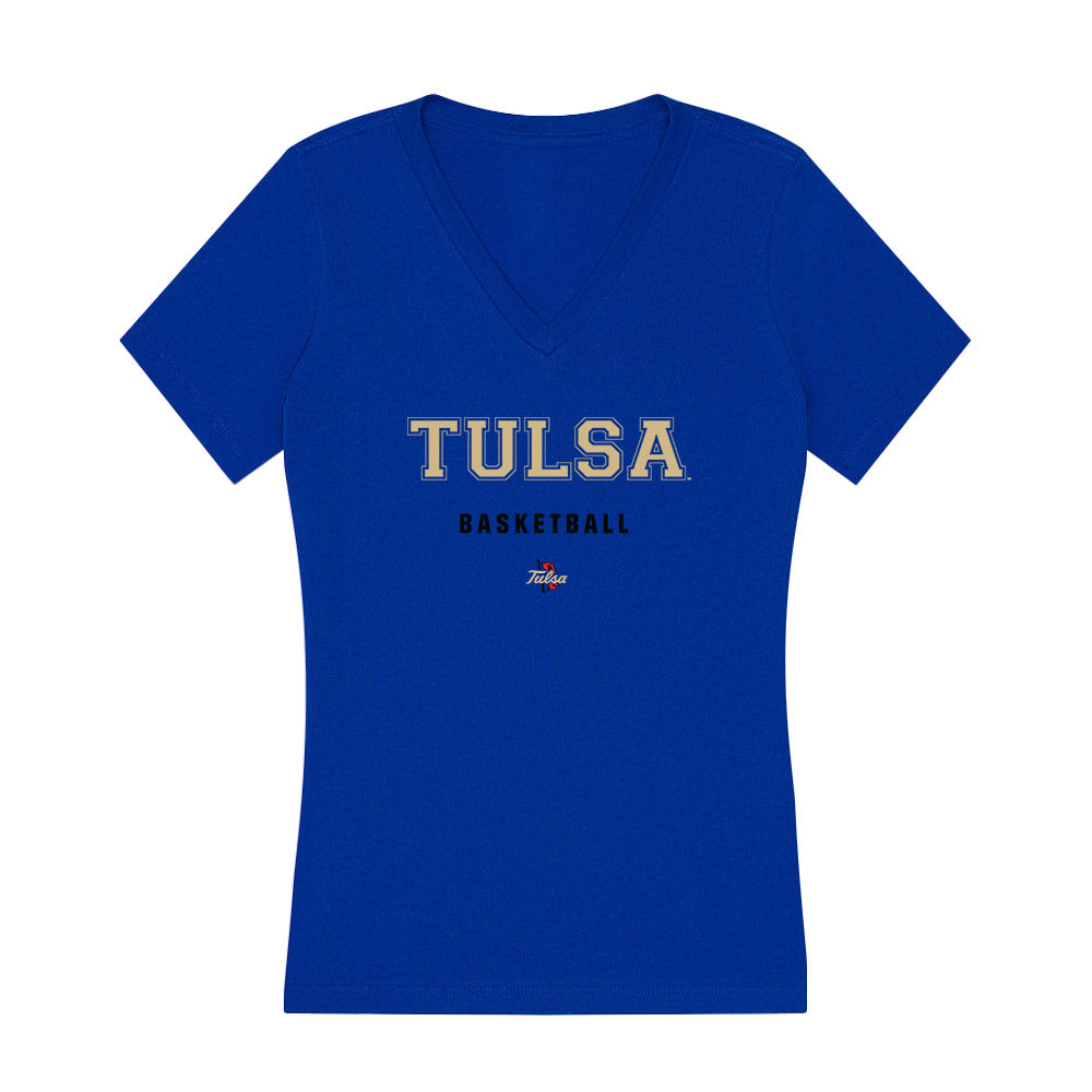 Tulsa - NCAA Women's Basketball : Brynn Eshoo - Women's V-Neck T-Shirt-0