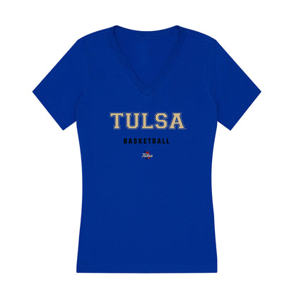 Tulsa - NCAA Women's Basketball : Brynn Eshoo - Women's V-Neck T-Shirt-0