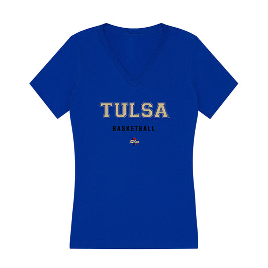 Tulsa - NCAA Women's Basketball : Brynn Eshoo - Women's V-Neck T-Shirt-0