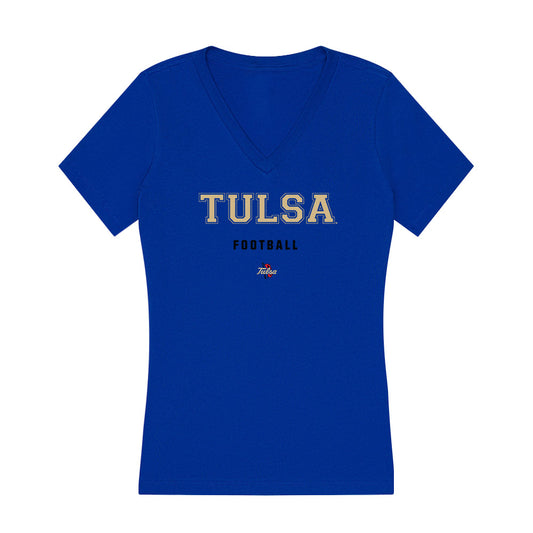 Tulsa - NCAA Football : Nick Anciaux - Women's V-Neck T-Shirt-0