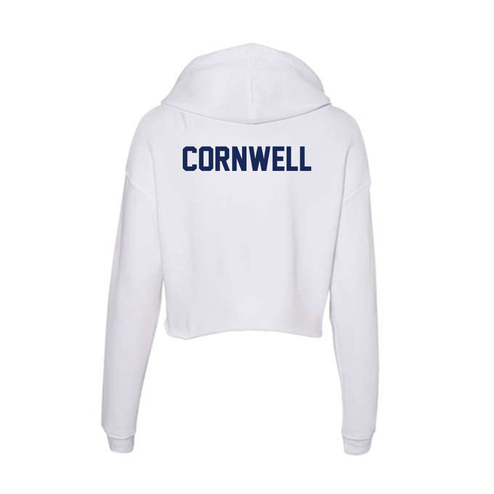 Marquette - NCAA Men's Track & Field : Mason Cornwell - Women's Crop Fleece Hoodie-1