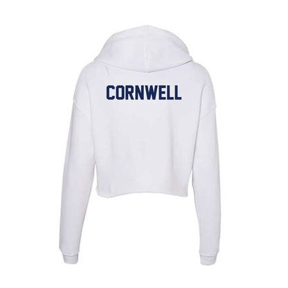 Marquette - NCAA Men's Track & Field : Mason Cornwell - Women's Crop Fleece Hoodie-1